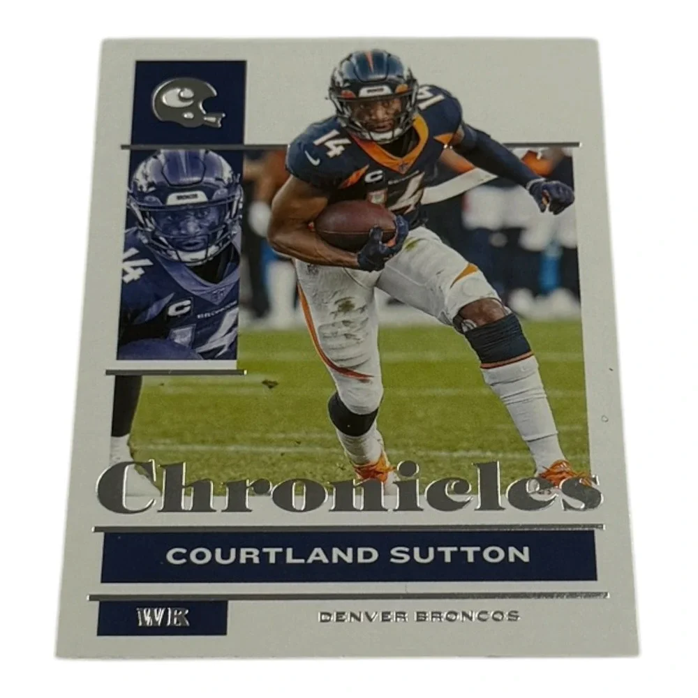 2021 Panini Chronicles Football Courtland Sutton No 30 Denver Broncos WR Card